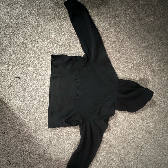 lululemon athletica Other - Lululemon black hooded cropped scuba size s/m